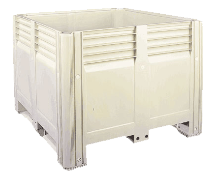 48 x 45 x 35 - Fixed Wall Bulk Container Solid | Reusable Transport ...