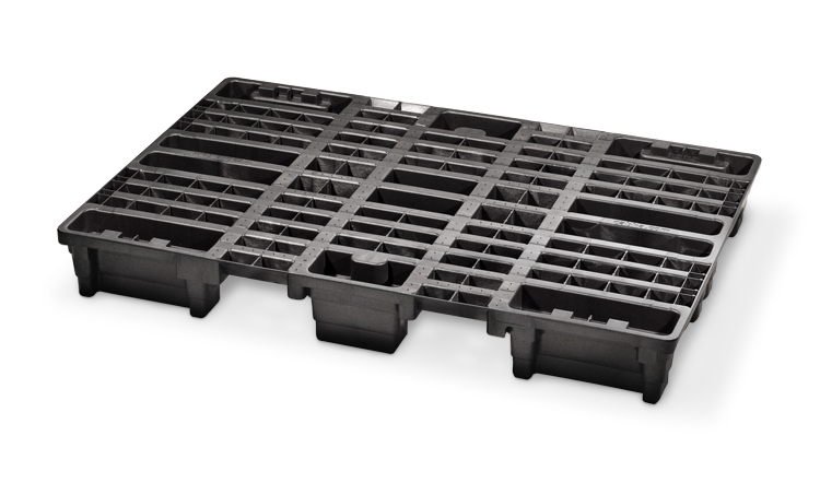 48 x 32 – Nestable Plastic Pallet – Open Deck