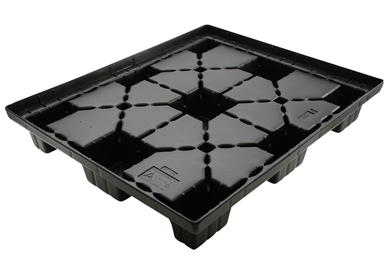 48 x 48 – Nestable Plastic Pallet – Closed Deck
