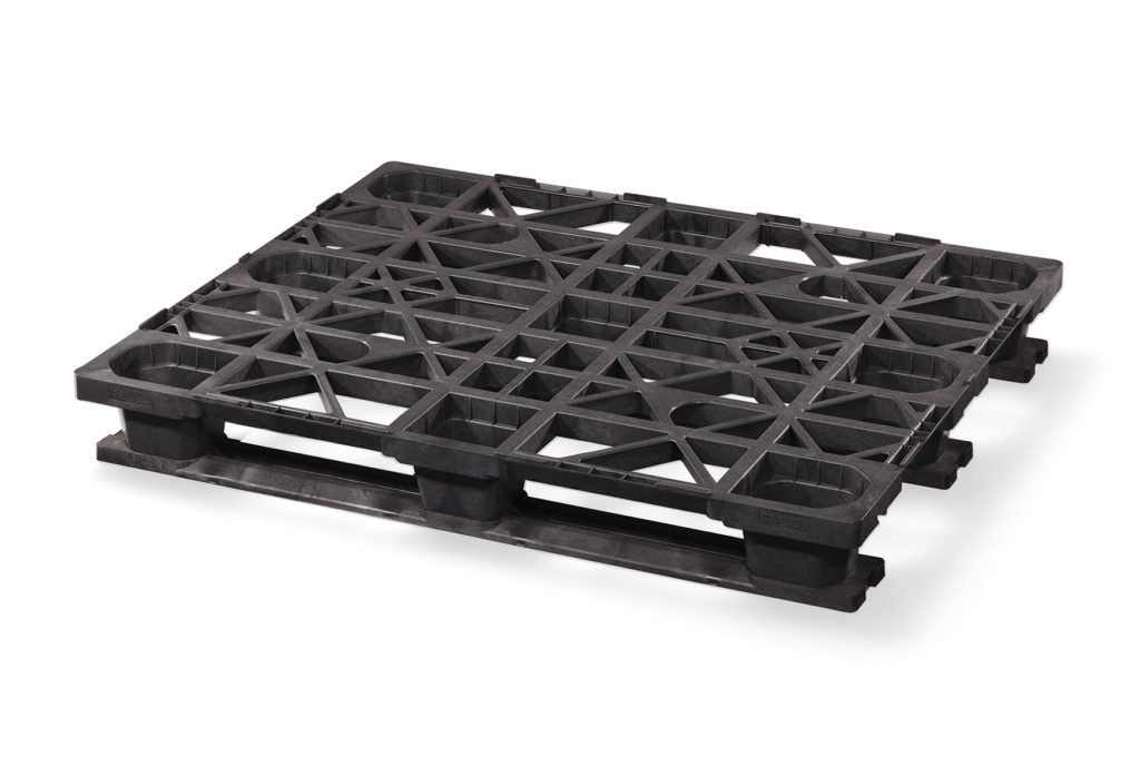 48 x 40 Rackable Pallet – 3 Runners, Open Deck