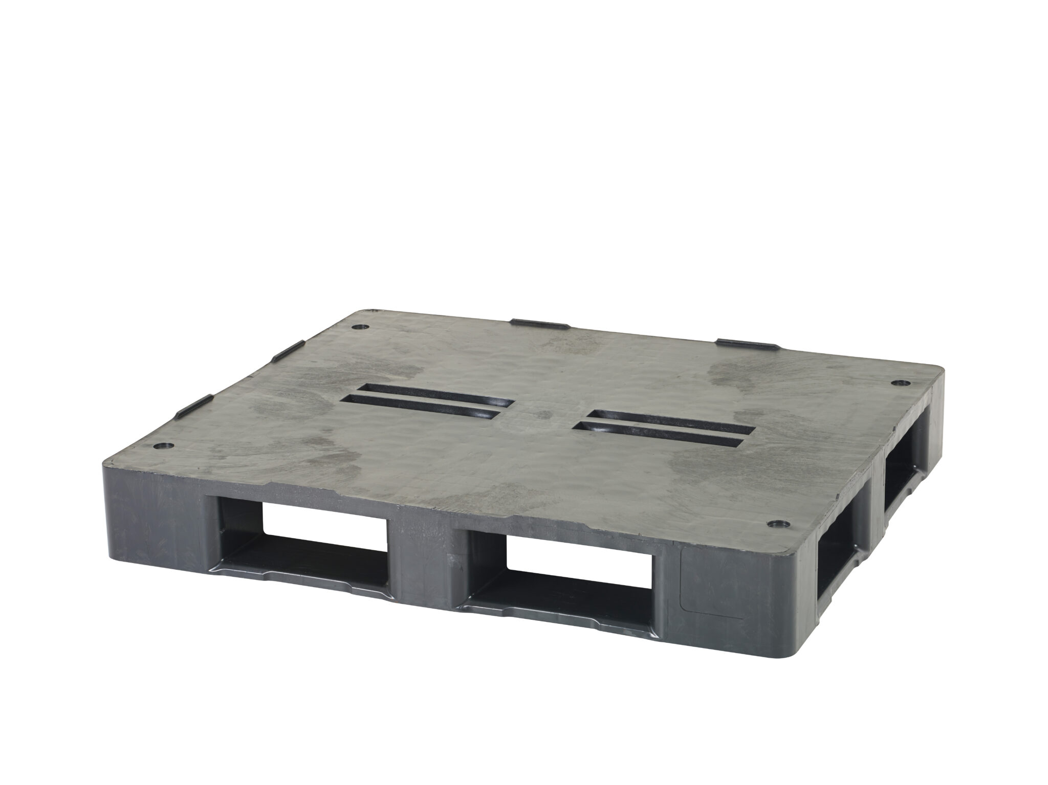 48 x 40 – Stackable Plastic Pallet – 5 Runners, Open Deck