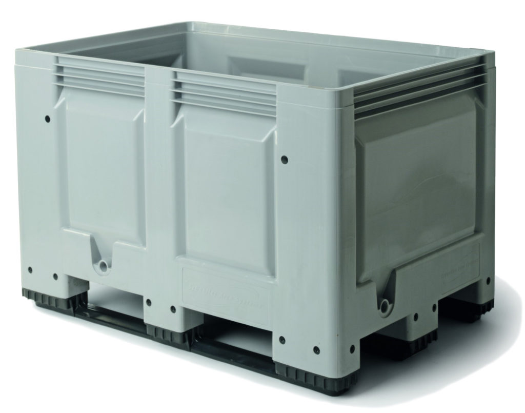 48 x 32 x 31 Fixed Wall Bulk Agricultural Bins Reusable Transport