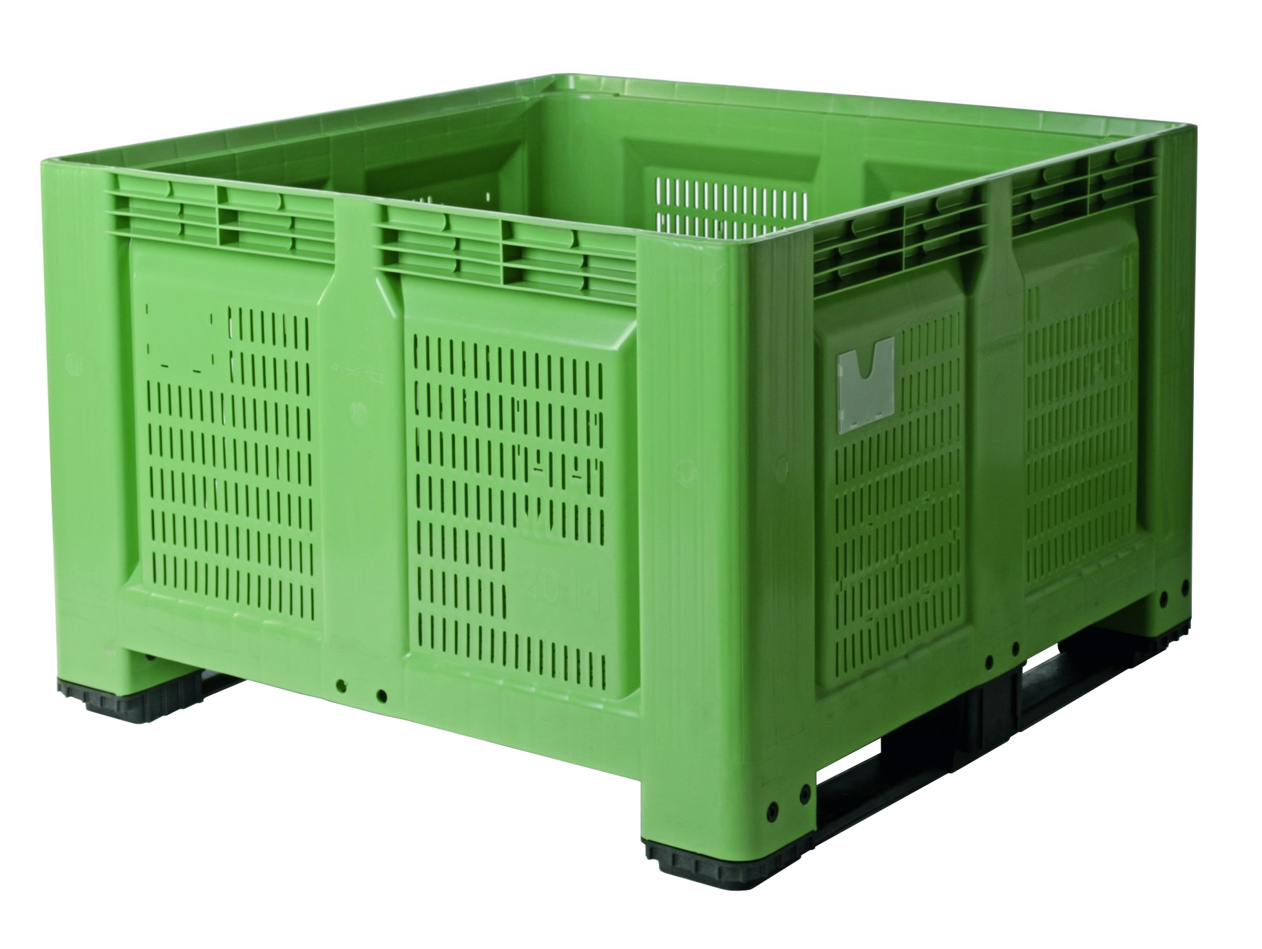 48 x 48 x 31 Fixed Wall Bulk Agricultural Bins Reusable Transport
