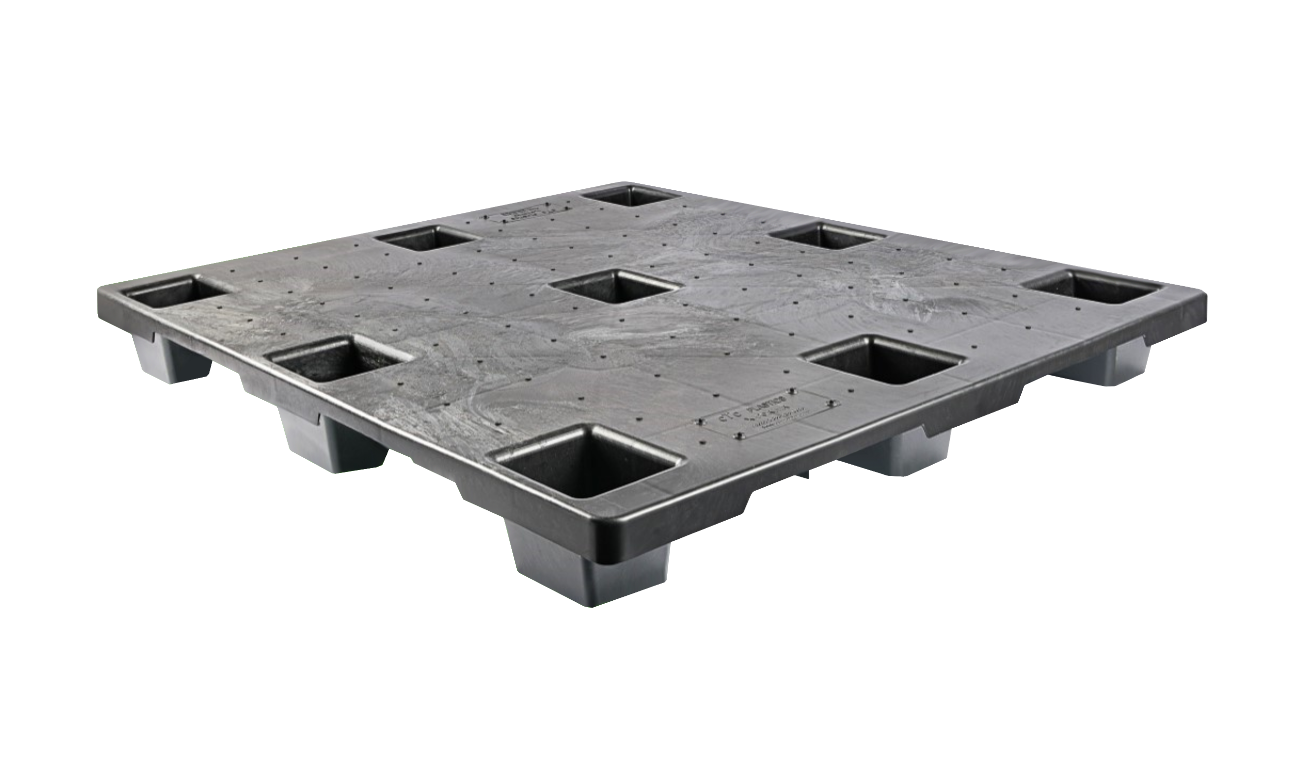 48 x 40 – One Way, Nestable Plastic Pallet – Closed Deck