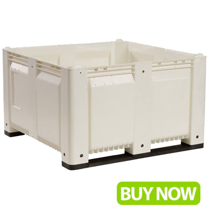 48 x 48 x 28 – Fixed Wall Bulk Container Solid Wall
