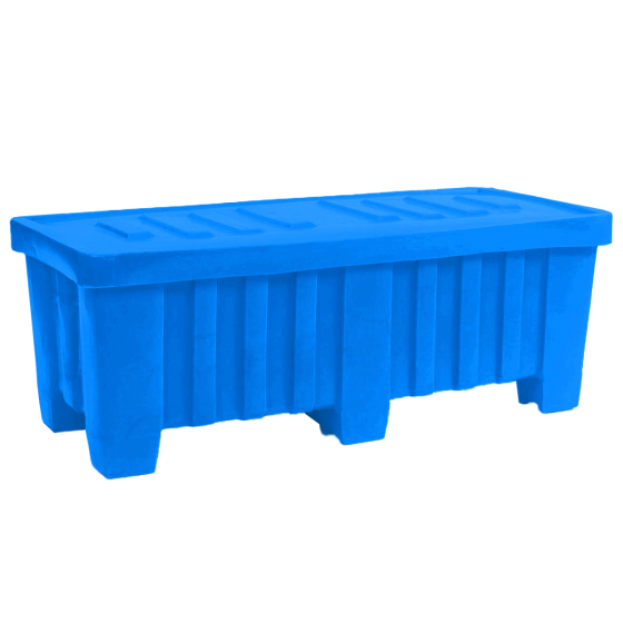52 x 23 x 19 – Fixed Wall Bulk Container Ribbed Wall