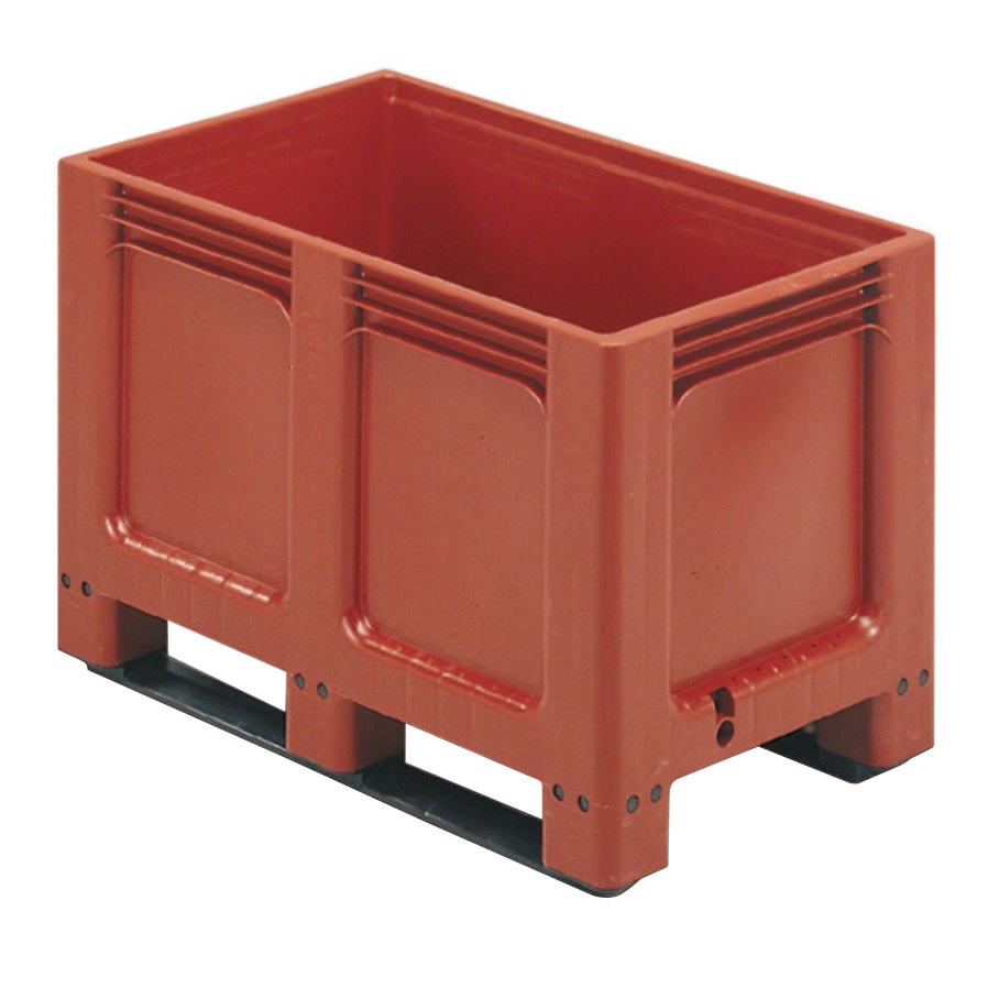 40 x 24 x 26 – Fixed Wall Bulk Container Solid Wall With 2 Skids