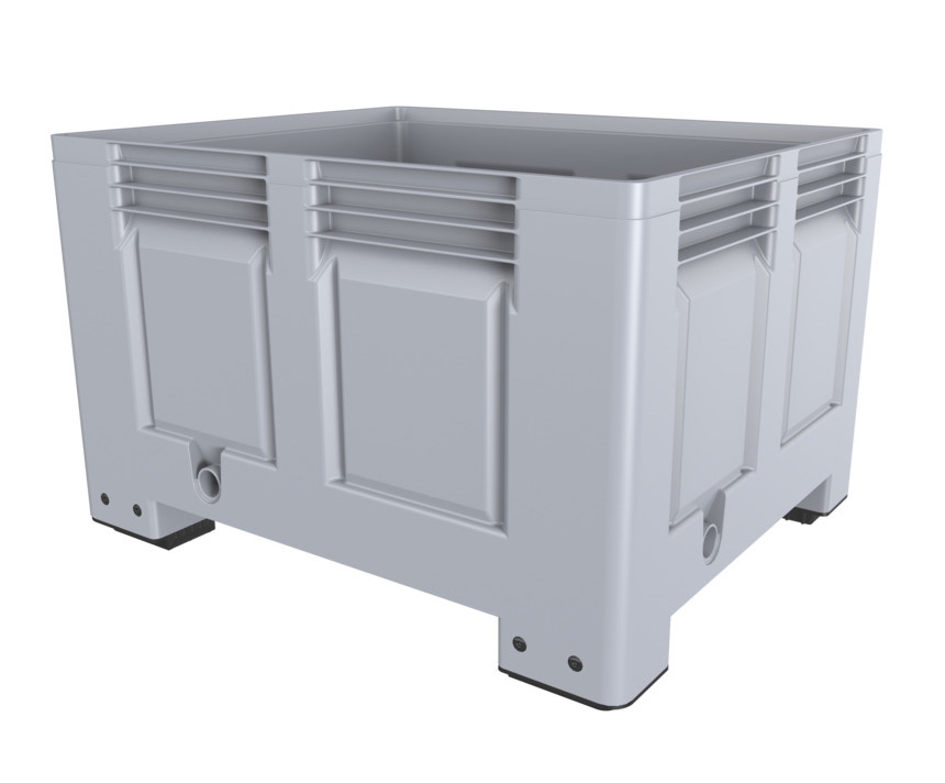 48 x 40 x 30 – Fixed Wall Bulk Container – Solid Wall, 4 Feet