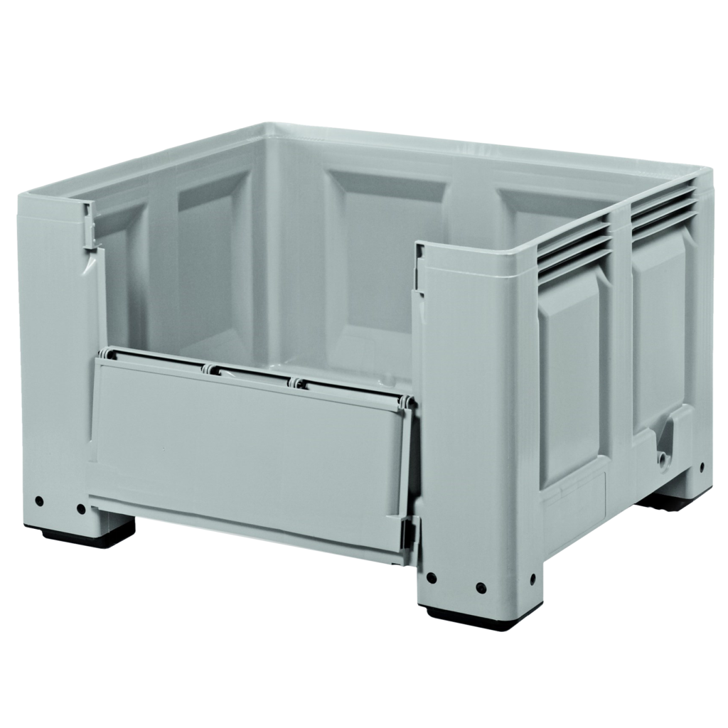 48 x 40 x 30 – Fixed Wall Bulk Container Solid Wall With Drop Door