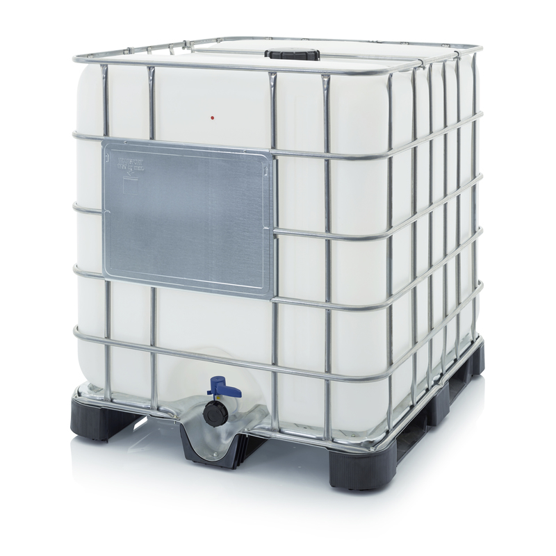 48 x 40 x 45 – 264 Gallon Liquid Intermediate Bulk Container With Bottom Discharge