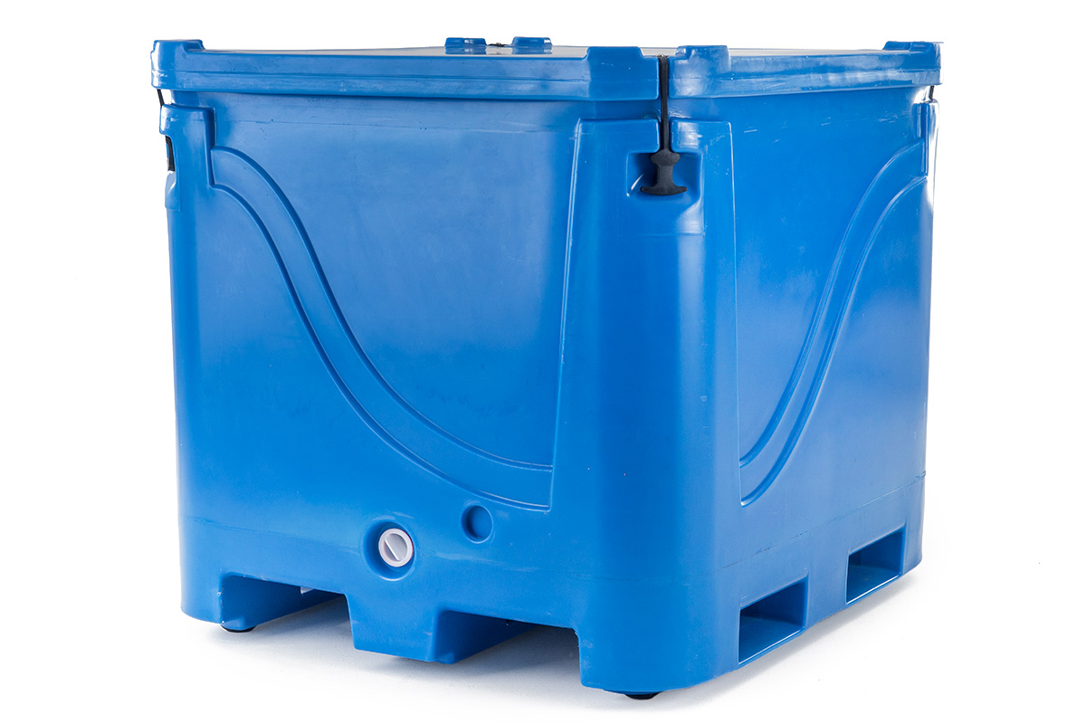 X X Insulated Bulk Container With Lid Reusable Transport