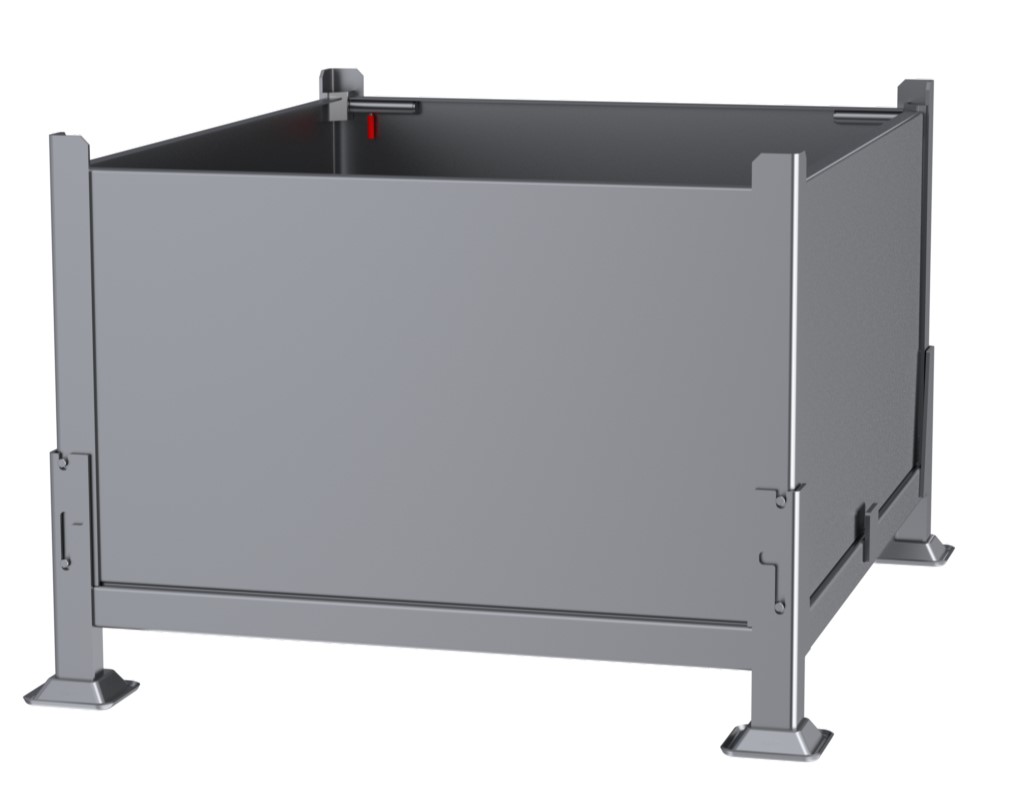 40 x 35 x 26 – Metal Bulk Container Collapsible
