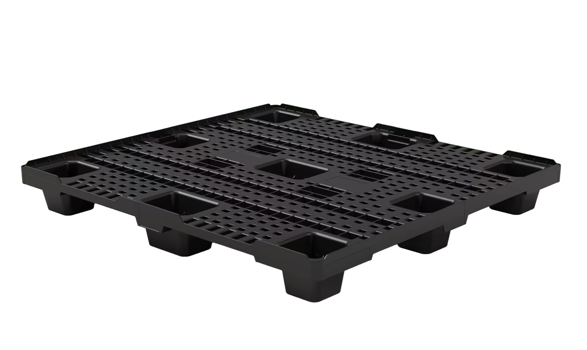 48 x 45 – Nestable Plastic Pallet –  Open Deck, 9 Feet