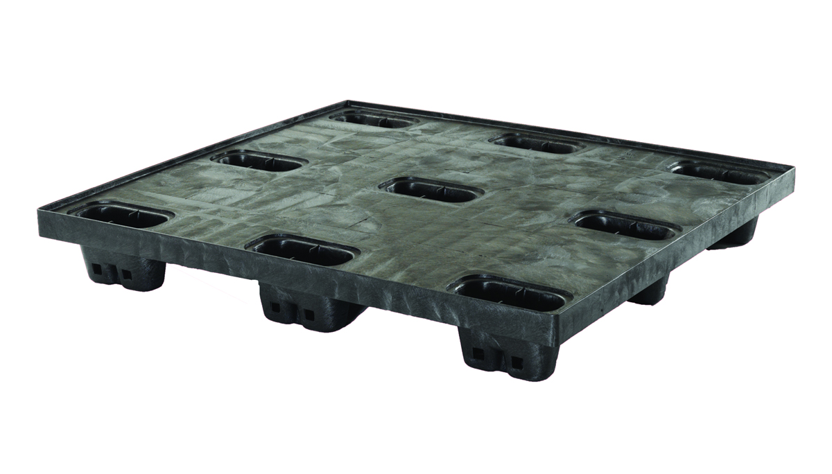 48 x 45 – Nestable Plastic Pallet – Closed Deck