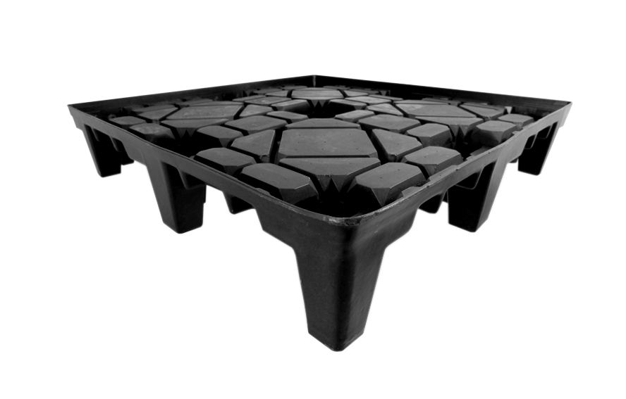 48 x 45 – Nestable Plastic Pallet – Closed Deck