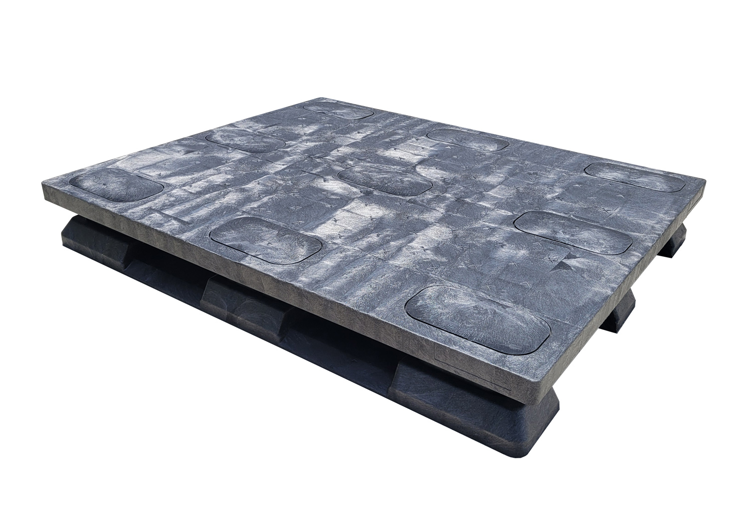 48 x 40 Rackable Plastic Pallet – 3 Runners