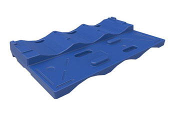46 x 42 – Plastic Roll Pallet – 3 Cradle, Stackable