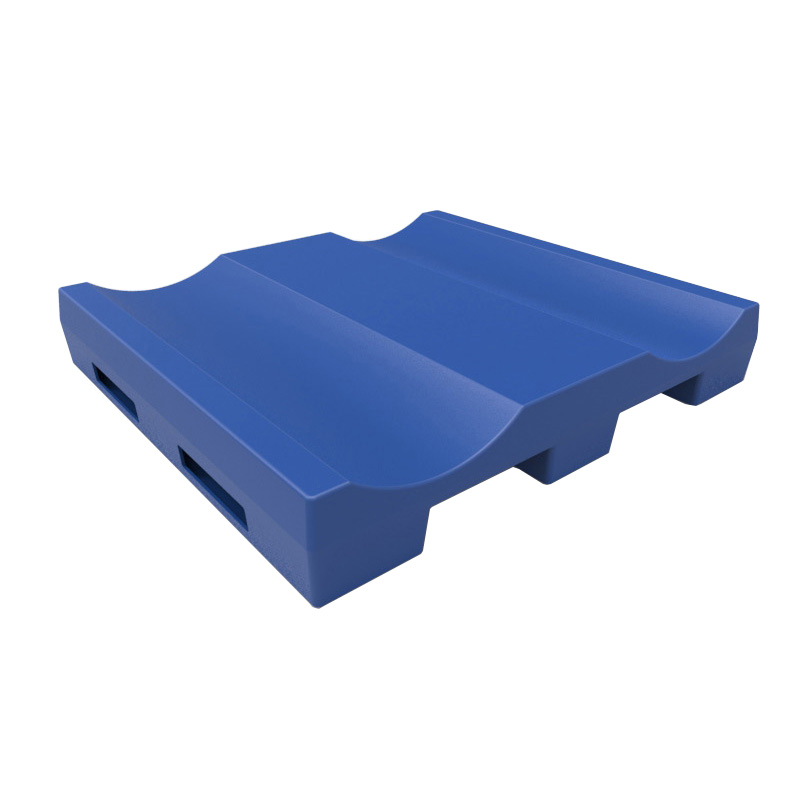 48 x 44 – Plastic Roll Pallet – Rackable, 2 Cradle, 3 Runners