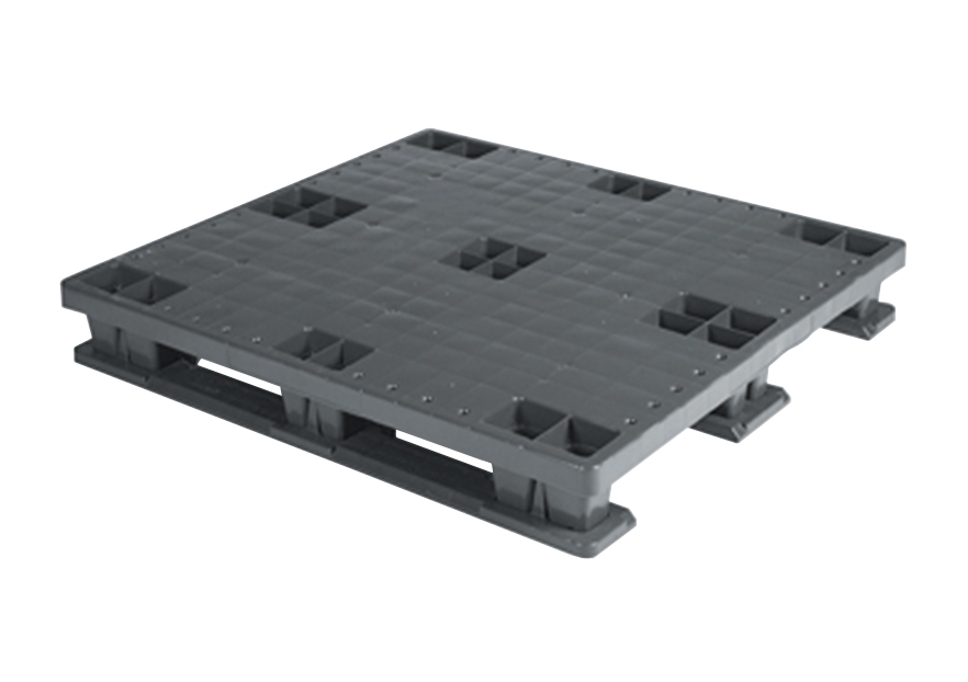 48 x 45 – Stackable Plastic Pallet – 3 Runners, Open Deck