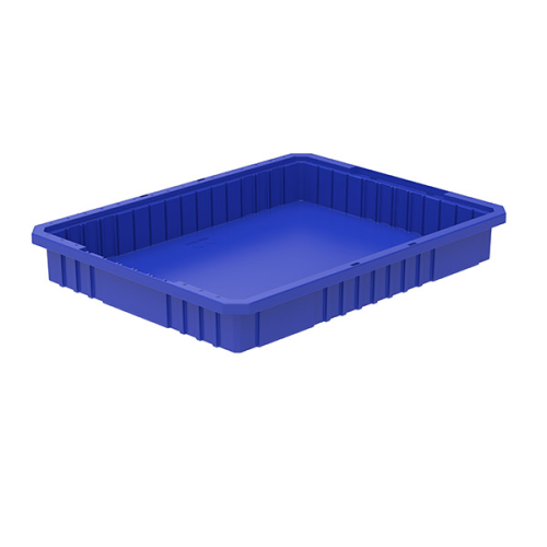 Blue 10.875 x 8.25 x 2.5 Dividable Storage Box 