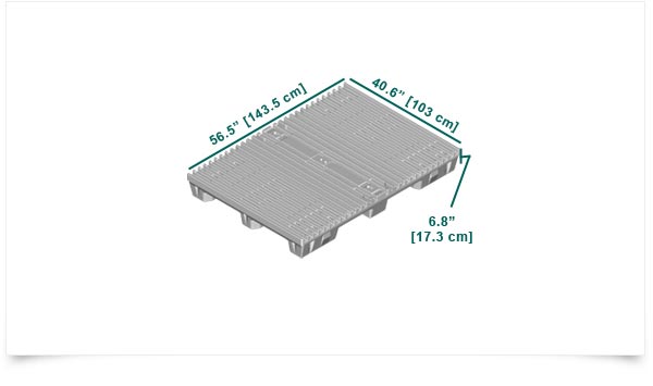 56 x 40 – Specialty Plastic Pallet