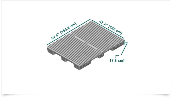 64 x 47 – Specialty Plastic Pallet