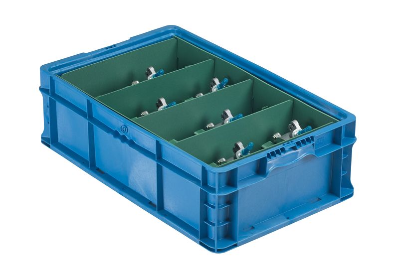 Custom Injection Molded Dunnage Reusable Transport Packaging