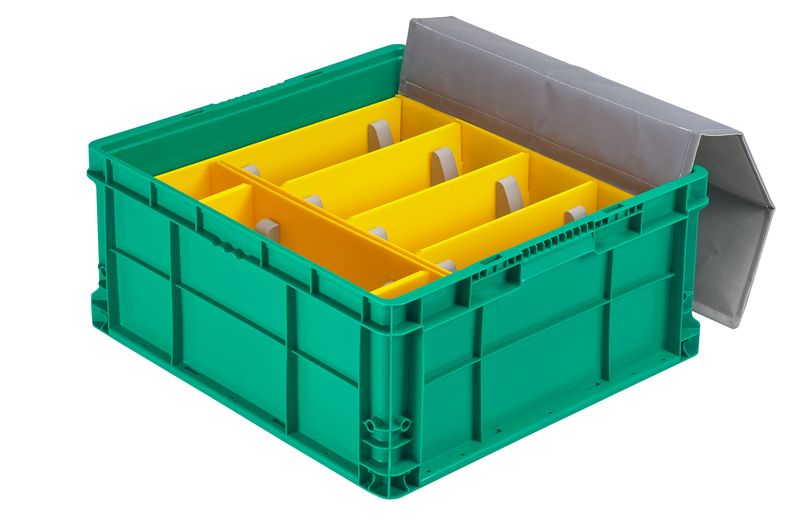 Custom Injection Molded Dunnage Reusable Transport Packaging