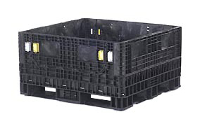 56 x 48 x 25 - Extended Length Collapsible Bulk Container With Drop ...