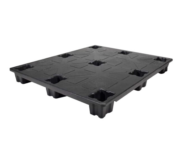 48 x 40 – Stackable Plastic Pallet – 9 Footed Based, Smooth Deck