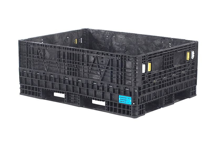 64 x 48 x 50 Extended Length Collapsible Bulk Container With Drop