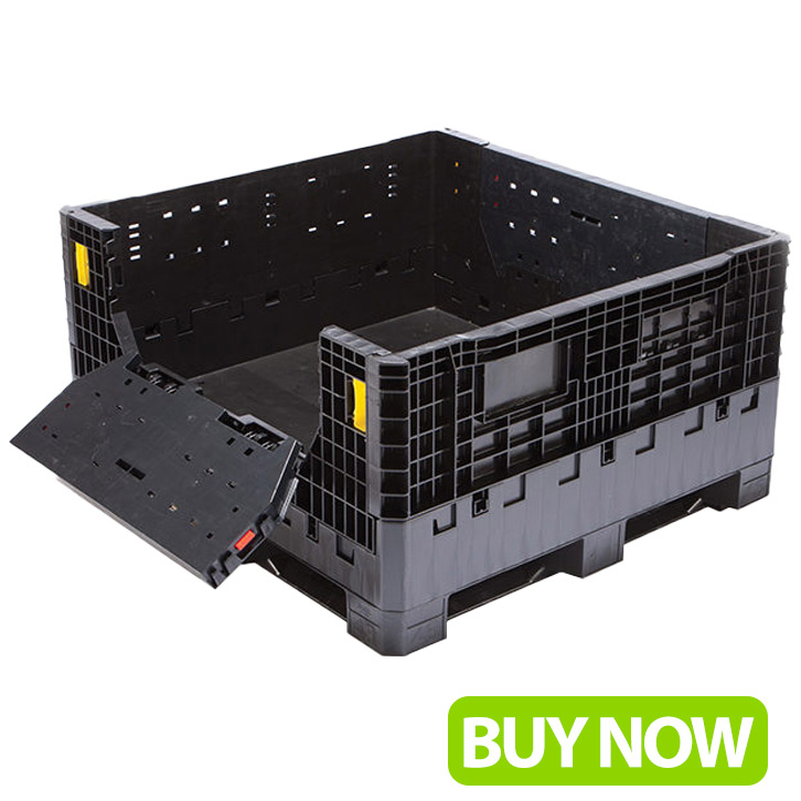 48 x 45 x 25 – Collapsible Bulk Container With Drop Doors