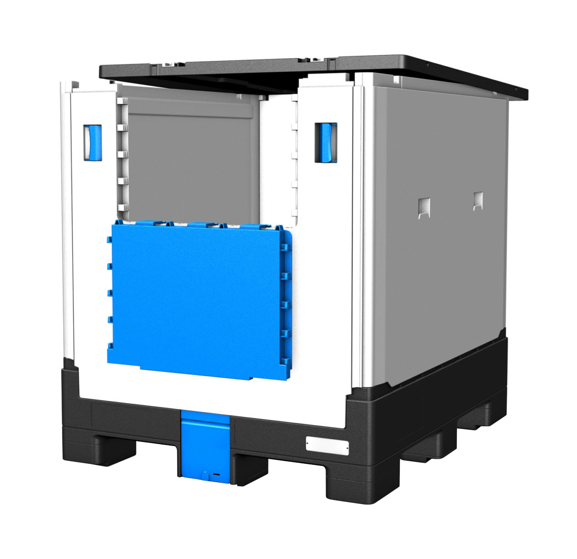 48 x 40 x 44 – Collapsible Bulk Container with Drop Door