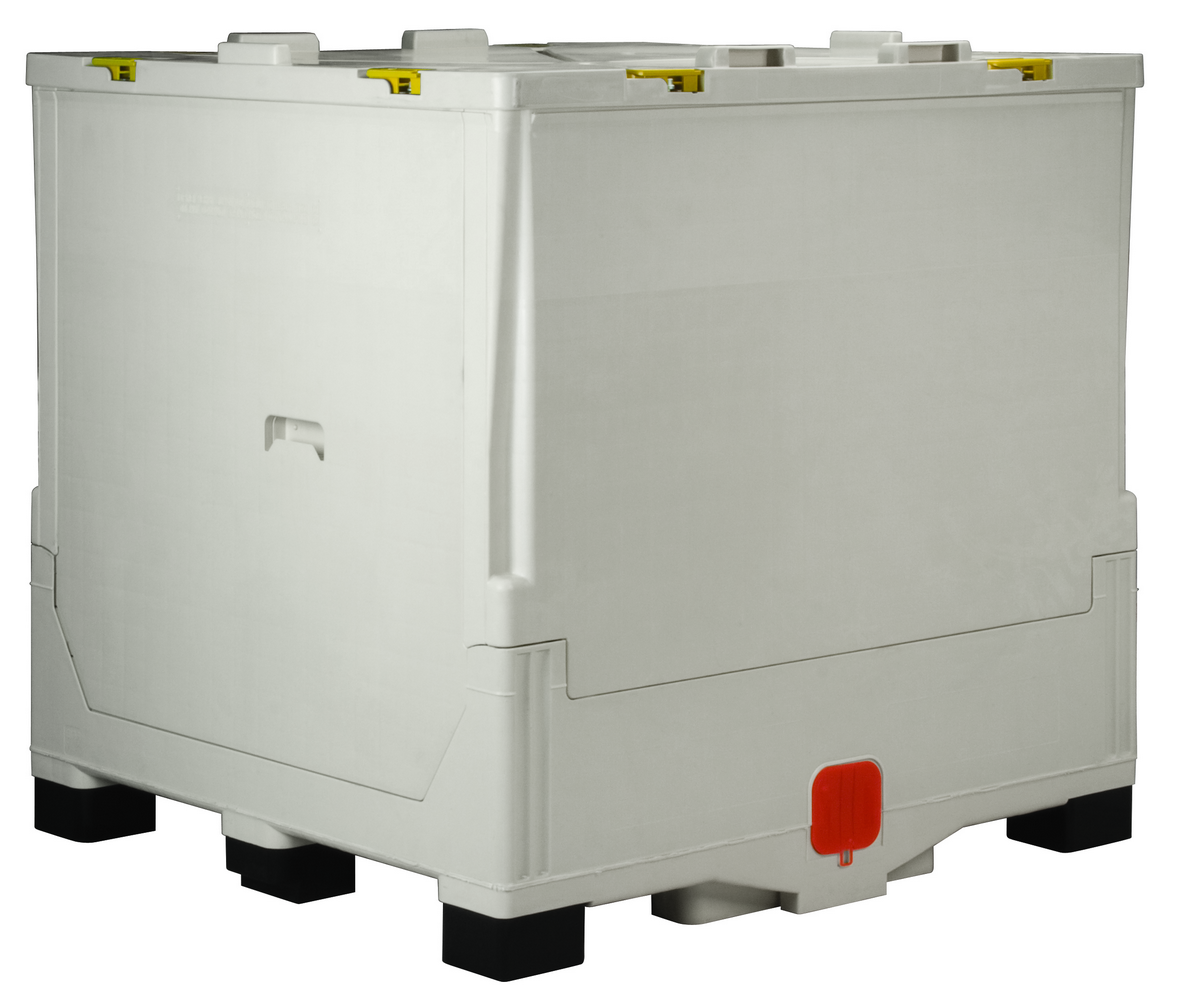 48 x 44 x 47 – 315 Gallon Collapsible Liquid Intermediate Bulk Container With Bottom Discharge