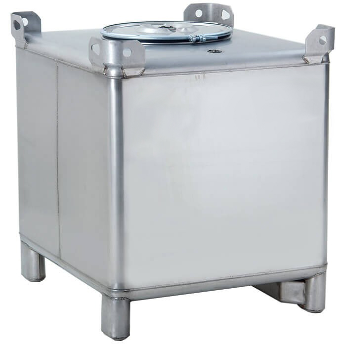42 x 48 x 47 – 300 Gallon Liquid Intermediate Bulk Container With Bottom Discharge