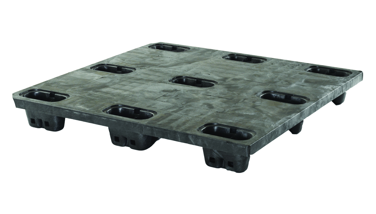 48 x 48 – Nestable Plastic Pallet – Closed Deck