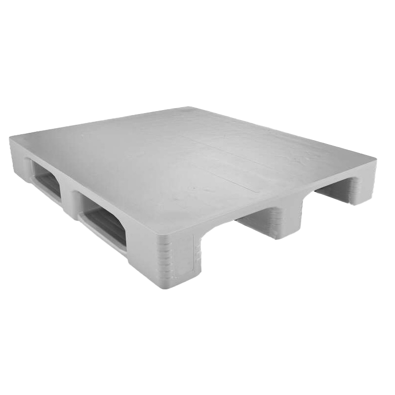 48 x 40 – Rackable Plastic Pallet – Closed Deck, 3 Runners,  3 Rods