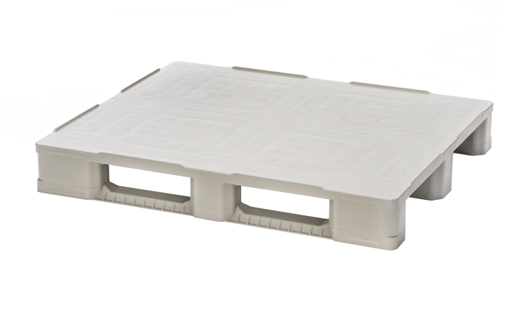 48 x 40 – Stackable Plastic Pallet 3 Runners Open Deck