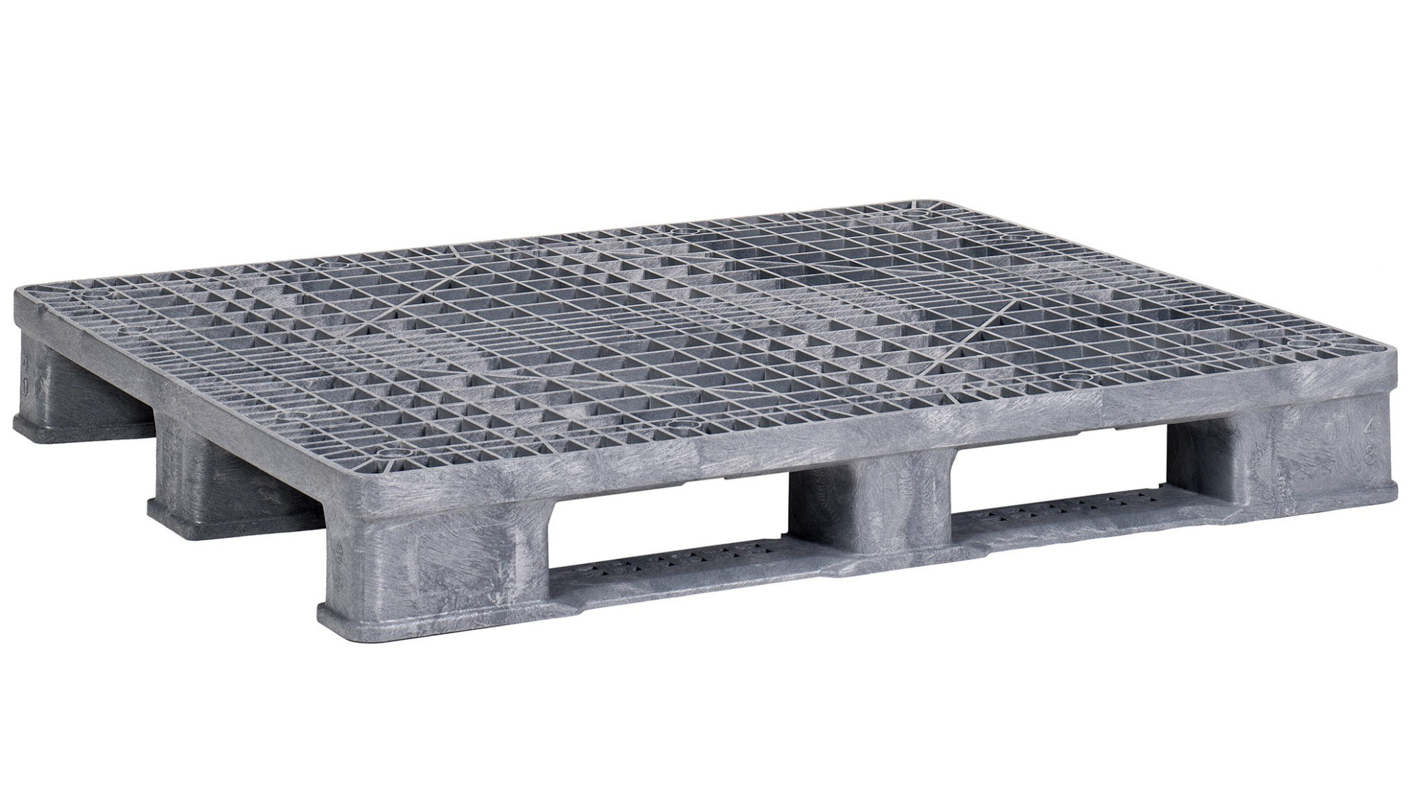 48 x 40 Stackable Plastic Pallet Open Deck Reusable Transport
