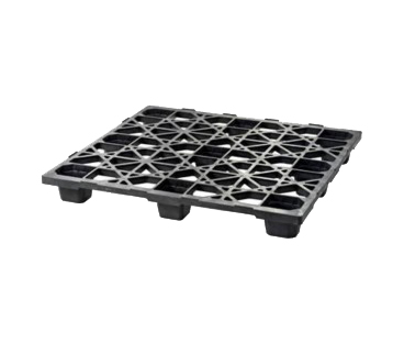 48 x 45 – Stackable Plastic Pallet – 9 Block Base, Open Deck