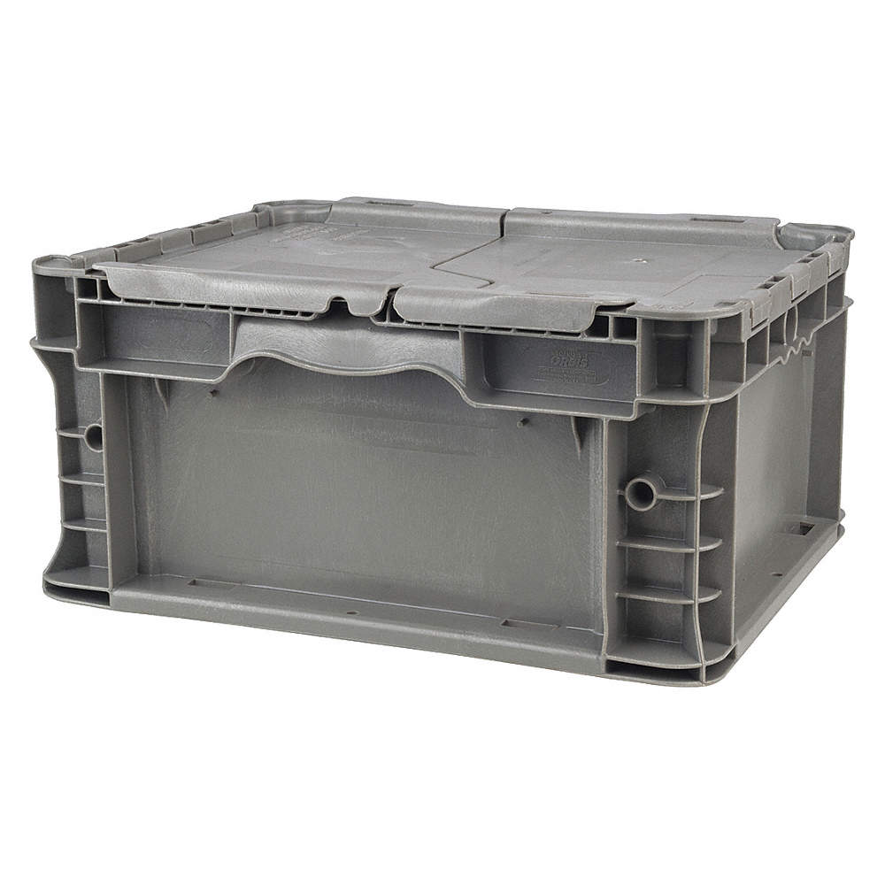 12 x 15 x 08 – Straight Wall Handheld Container With Attached Lid