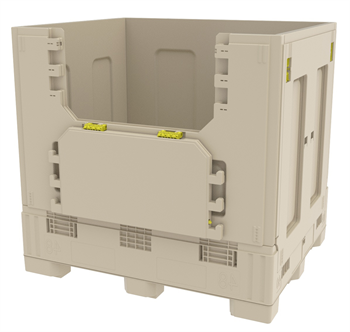48 x 40 x 46 – Powder & Resin Bin with Drop Door