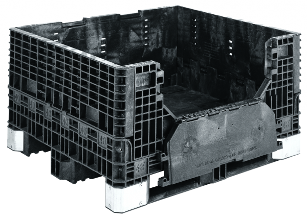 48 x 40 x 25 – Collapsible Bulk Container – Heavy Duty With Drop Doors