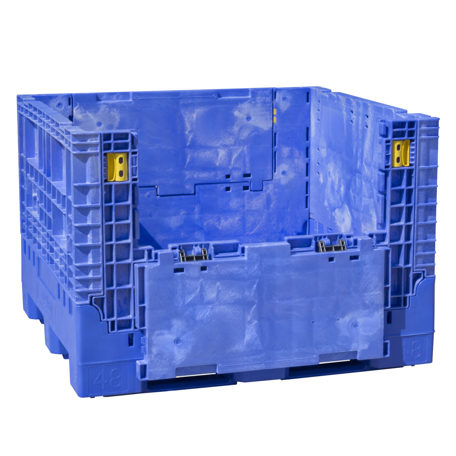 48 x 45 x 34 2,500 lbs. Collapsible Bulk Containers Reusable