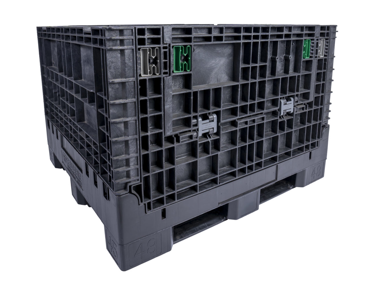48 x 45 x 34 – Collapsible Bulk Container With Drop Doors