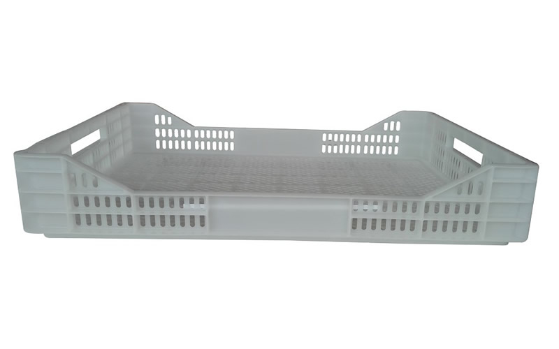 Plastic Bakery Trays White Food Grade Confectionery Boxes 22-48 Litre 