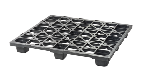 One Way, Nestable Plastic Pallet – Open Deck