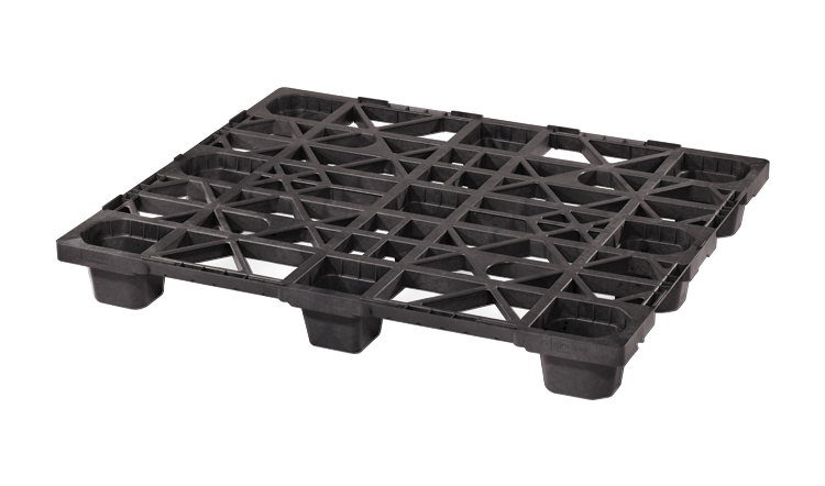 48 x 40 – One Way, Nestable Plastic Pallet – Open Deck
