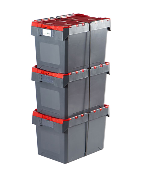 24 x 16 x 13 – Handheld Attached Lid Container