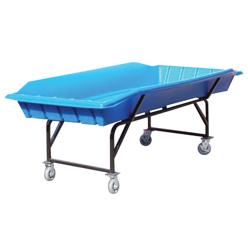 104 x 50 x 36 – Plastic Dump Table Cart